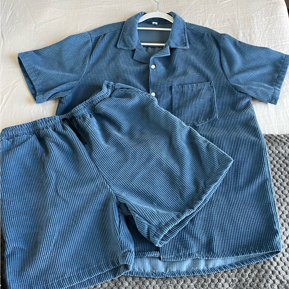 Men’s corduroy matching set